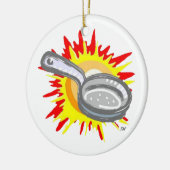 フライパンGURLフライパン セラミックオーナメント (左)