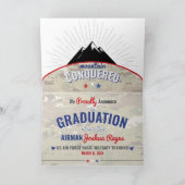 フライファイトウィンエアフォースBMT軍隊卒業 案内状 (内部)