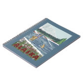 フライフィッシャーマン – カレー，アラスカ ノートブック (左側)