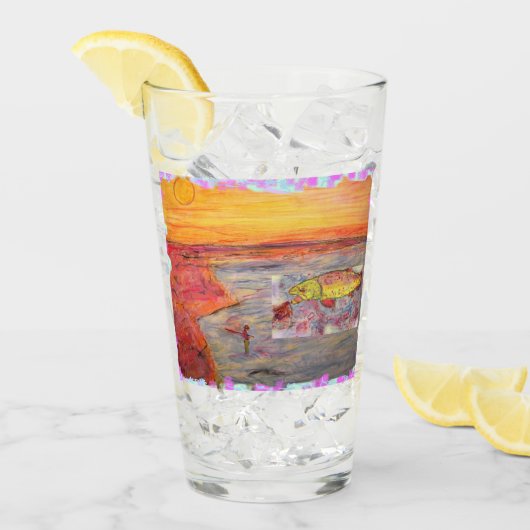 フライフィッシャーマン タンブラーグラス (アイス正面)