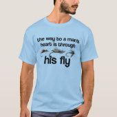 フライフィッシュマンのハートシャツ Tシャツ (正面)