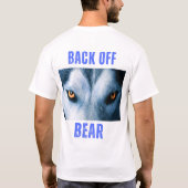 フライフィッシングでフライス Tシャツ (裏面)