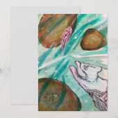 フライフィッシングに夢中 案内状 (正面/裏面)