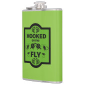 フライフィッシングのアラスカ フラスク (左)
