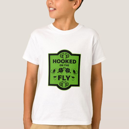 フライフィッシングのアラスカ Tシャツ (正面)