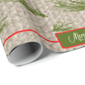 フライフィッシングのクリスマス ラッピングペーパー (ロールコーナー)