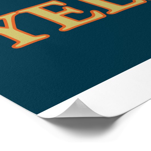 フライフィッシングのシーン – イエローストーン国立公園 ポスター (角)