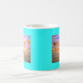 フライフィッシングの少女 コーヒーマグカップ (中央)