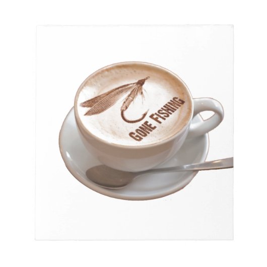 フライフィッシングの贈り物 ノートパッド (正面)