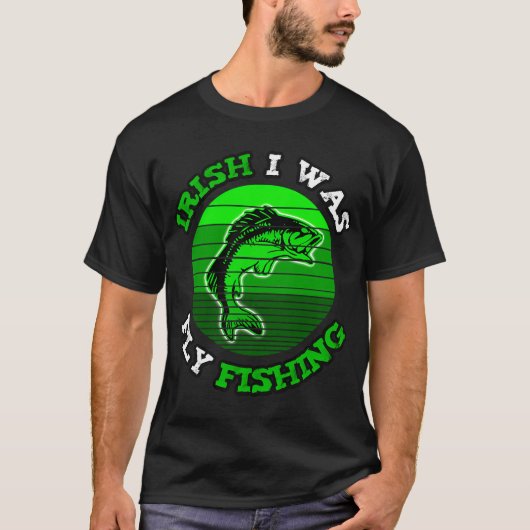 フライフィッシングをしていたらな Tシャツ (正面)