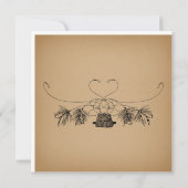 フライフィッシングをテーマにしたヴィンテージアート ノートカード (裏面)