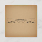 フライフィッシングアンティークアート魚釣りポールズヴィンテージ エンクロージャーカード (正面)