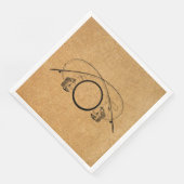 フライフィッシングアンティーク魚釣りロッドズアートイラストレーション (コーナー)