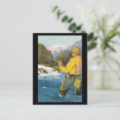 フライフィッシングカード ポストカード (スタンド正面)