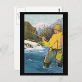 フライフィッシングカード ポストカード (正面/裏面)