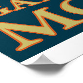 フライフィッシングシーン – ガラティン川,モンタナ ポスター (角)