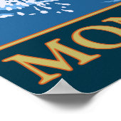 フライフィッシングシーン – モンタナ ポスター (角)