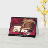 フライフィッシングスチルライフ04 カード (黄色い花)