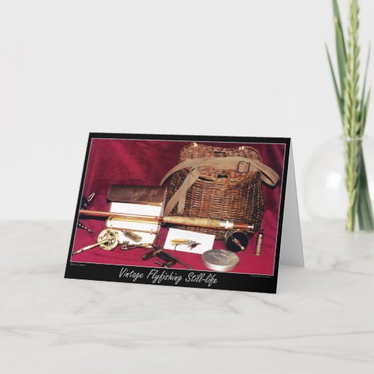 フライフィッシングスチルライフ04 カード (正面)