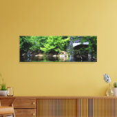 フライフィッシングデイドリームのポスター キャンバスプリント (インサイチュ (リビング))