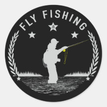 フライフィッシングブラウントラウト釣り人