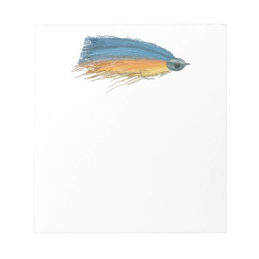 フライフィッシングルアーアート ノートパッド (正面)