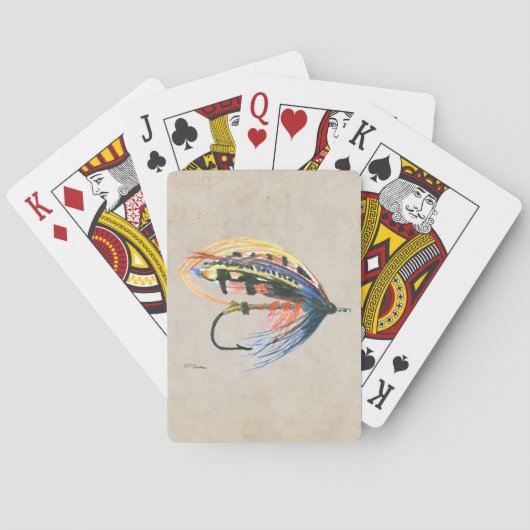 フライフィッシングルアーツアーサーモンフライルアー トランプ (裏面)