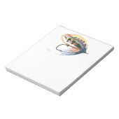 フライフィッシングルアーツアーサーモンフライルアー ノートパッド (回転)