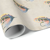 フライフィッシングルアーツアーサーモンフライルアー ラッピングペーパー (ロールコーナー)