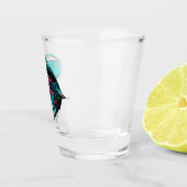 フライフィッシングルアー美しいターコイズ ショットグラス (右)