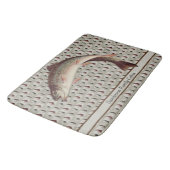 フライフィッシングヴィンテージフライレインボーマス バスマット (アングル)