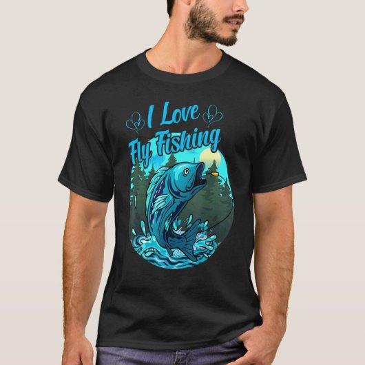 フライフィッシング大好き Tシャツ (正面)