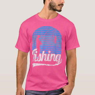 フライフィッシング屋外フィッシャーロッド魚 Tシャツ