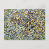 フライフィッシング漁師はがき ポストカード (正面)