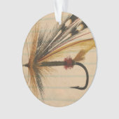 フライフィッシング用ルアー並び紙 オーナメント (正面)