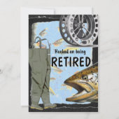 フライフィッシング退職パーティーお祝い 招待状 (裏面)