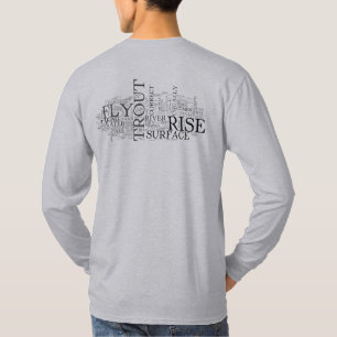 フライフィッシング長袖 Tシャツ
