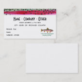 フライフィッシング-イザアックウォルトン 名刺 (正面/裏面)