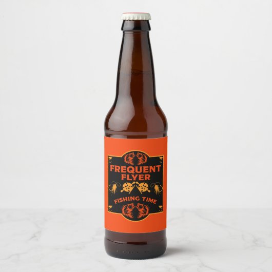 フライフィッシング・カナダ ビールラベル (正面)