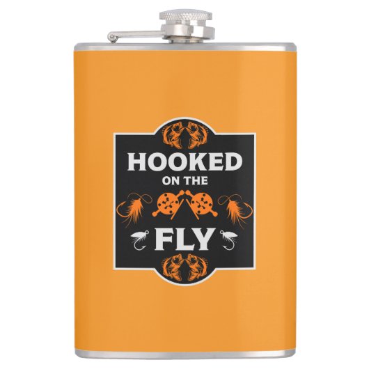 フライフィッシング・カナダ フラスク (正面)