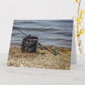 フライフィッシング カード (黄色い花)