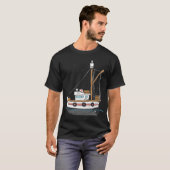 フライフィッシング ソーシャルディスタンス Tシャツ (正面フル)