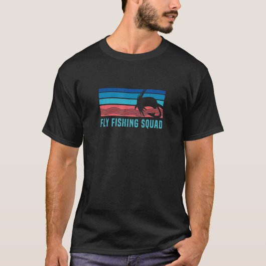 フライフィッシング チーム 釣り人 釣り師 Tシャツ (正面)