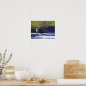 フライフィッシング ポスター (キッチン)