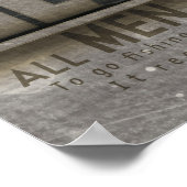 フライフィッシング ポスター (角)