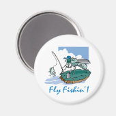 フライフィッシング マグネット (正面/裏面)