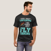 フライフィッシング ルアー 釣り竿 リール 釣り Tシャツ (正面フル)