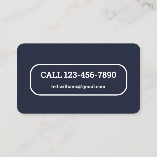 フライフィッシング 名刺 (裏面)