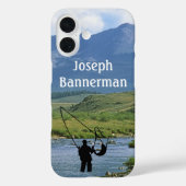 フライフィッシング – 釣り人をストリームでパーソナライズ Case-Mate iPhoneケース (裏面)