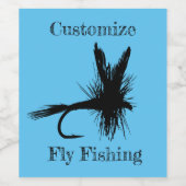 フライフィッシングFly Thunder_Cove ワインラベル (シングルラベル)